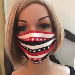 Patriotic mask with filter